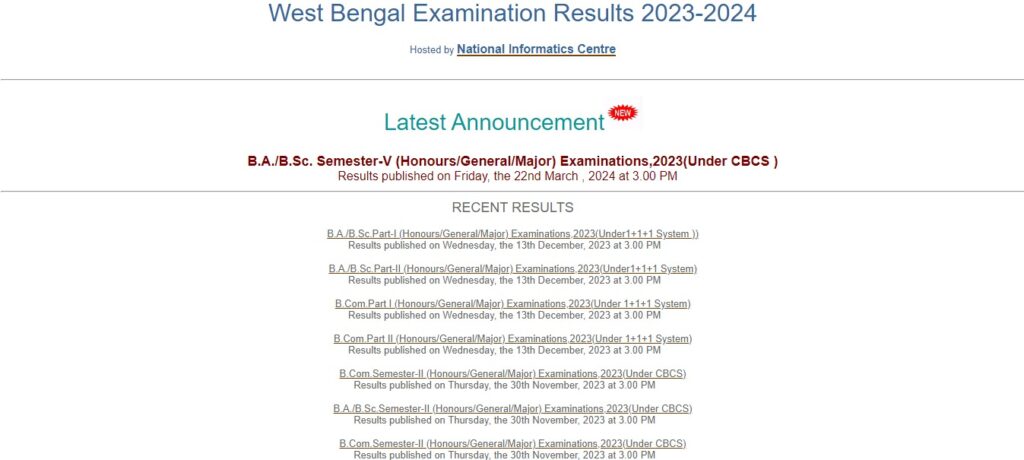 West Bengal Results